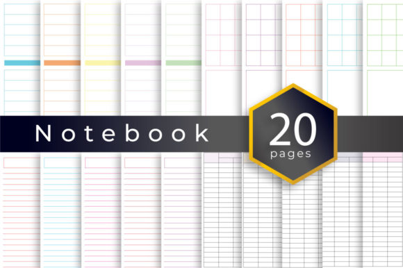 Download Notebook Printable Paper KDP Interior - Printable paper Collection