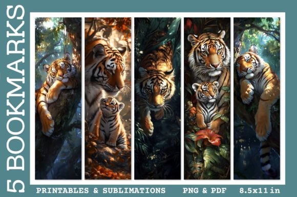 Download Tiger Baby Jungle Animals Bookmarks PNG - Animals Collection