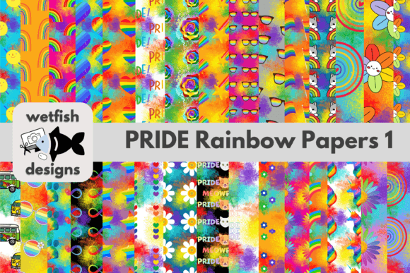 Download PRIDE Rainbow Background Printable Paper - Printable paper Collection